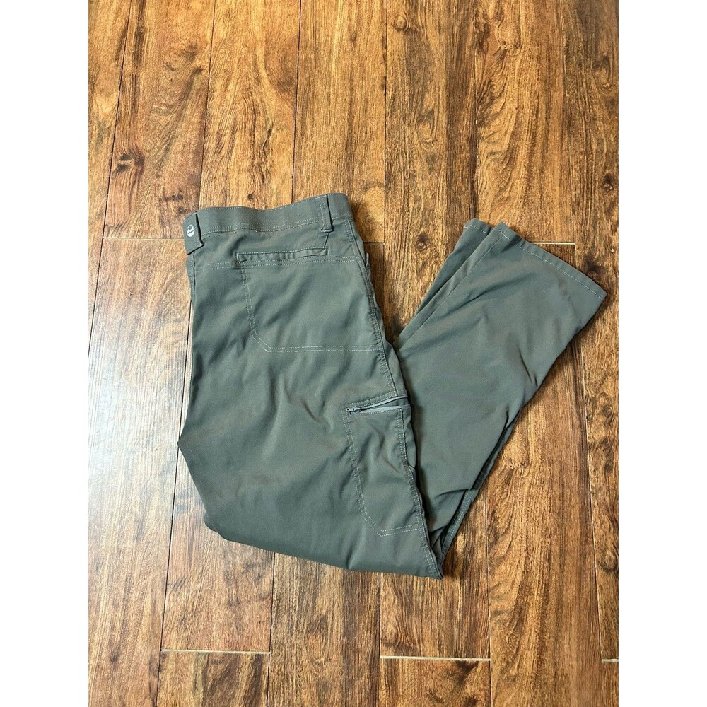 Wrangler ATG Mens 40x32 Outdoor Performance Cargo Pants Gray Stretch 10NW788AS